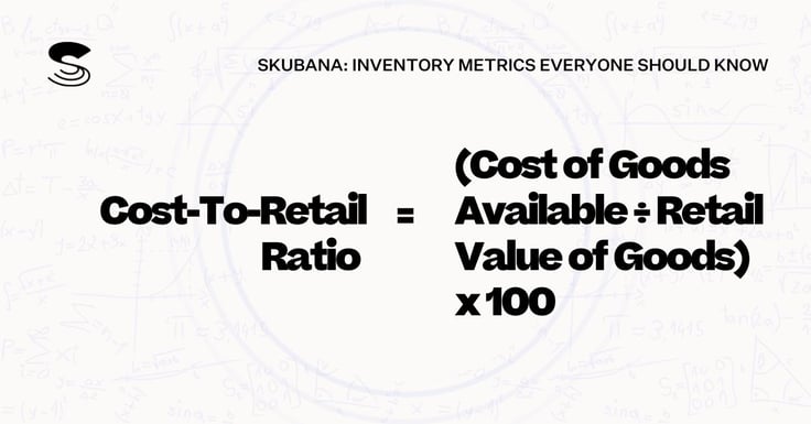 Cost-To-Retail Ratio